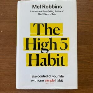 The High 5 Habit Book by Mel Robbins gently used Hard cover